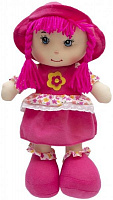 Лялька Девілон 861033 м'яконабивна з вишитим обличчям 36 см червона