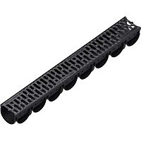 Желоб пластиковый S'PARK ЛВ-10.14.10-ПП с решеткой чугунной 088203