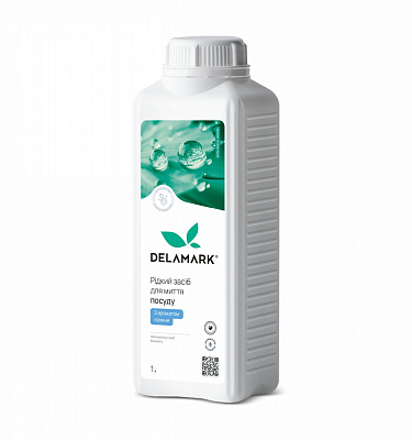 Средство для ручного мытья посуды DeLaMark с ароматом голубики 1л