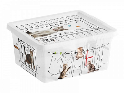 Ящик для хранения KIS 247176 Pets Collectoin XXS 2 л разноцветный 100x200x170 мм