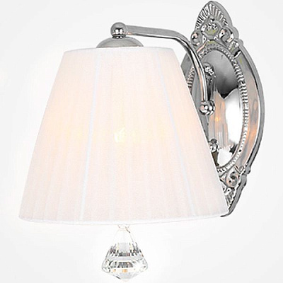 Бра Strotskis Valencia 1x60 Вт E14 хром/білий 70041/1