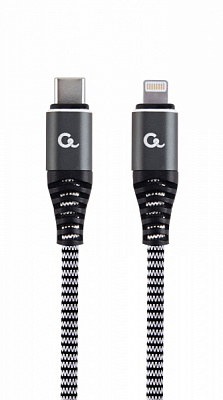 Кабель Cablexpert USB 2.0 Power Delivery C-папа/Lightning 1,5 м чорний (CC-USB2B-CM8PM-1.5M)
