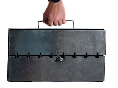 Мангал-дипломат Metalzavod MC8/2 на 8 шампуров 2 мм