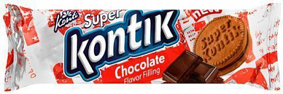 Печиво Konti Super Kontik зі смаком шоколаду 76 г