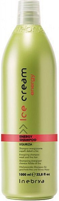 Шампунь INEBRYA Energy Shampoo Liquirizia против выпадения волос 1000 мл