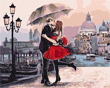 Картина по номерам Пара в Венеции 40x50 см BS9991 Brushme 