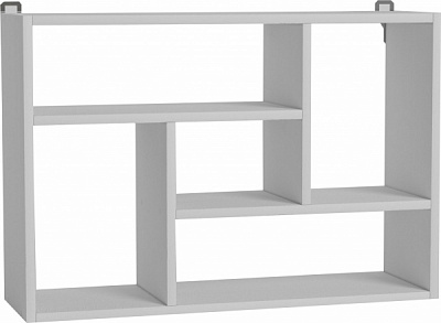 Полка декоративная Luxe Studio Рута ЕЦ-3 730x500x220 мм белое дерево 