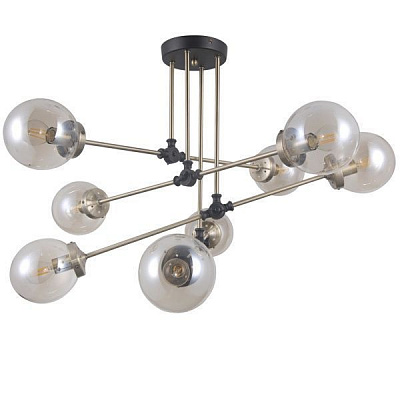 Люстра стельова Victoria Lighting 8x40 Вт E14 бронза Kamala/PL8