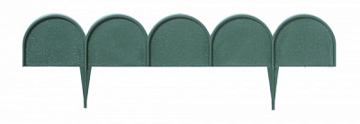 Паркан декоративний Prosperplast Garden Line 10000х15х90 мм зелений