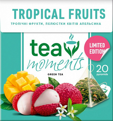 Чай Tea Moments Tropical Fruits в пирамидках 20 шт. 34 г 