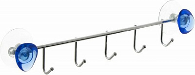 Планка с крючками Axentia Amica хром