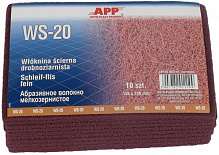 Волокно абразивне дрібнозернисте APP червоне 155x230мм 1 шт