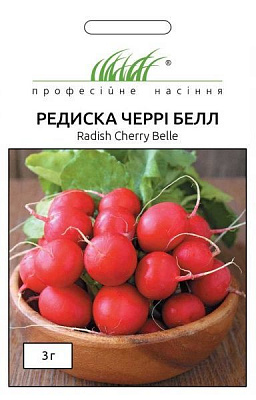 Насіння Професійне насіння редиска Чері Белл 3г (4820176690401)
