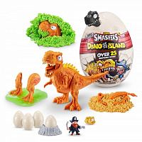 Игровой набор Smashers Dino Island Mega Egg T-rex Toy by Zuru 7487A 
