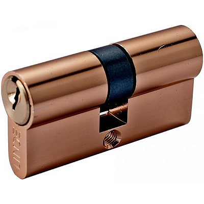 Цилиндр Linde A5Е 35x35 ключ-ключ 70 мм полированная латунь