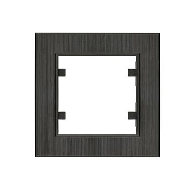 Рамка одноместная Makel Karea Line универсальная дымчатый 86280701