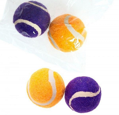 Іграшка для котів М'ячик JOLLY кольоровий d=4,5 см 4 шт.