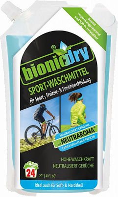 Жидкость для машинной и ручной стирки Bionicdry для спортивной и мембранной одежды 0,96 л 