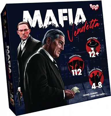Гра Danko Toys розважальна MAFIA. Vegas укр. (10) MAF-01-01U