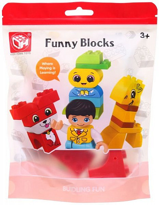 Конструктор Shantou Funny Blocks Красная Собачка C1366618