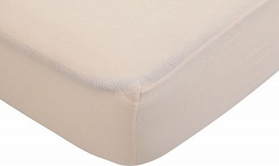 Простынь на резинке 160x200 см молочный UP! (Underprice) 