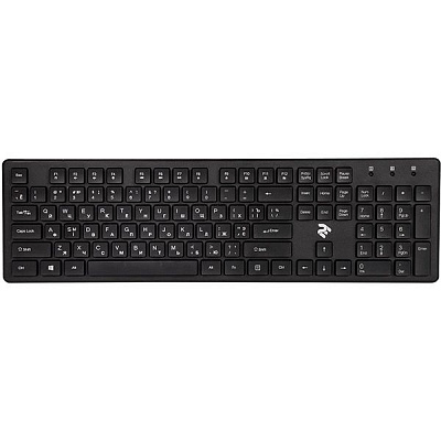 Клавиатура 2E KS 101 Slim WL Black 2E-KS101WB