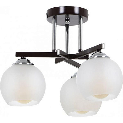 Люстра стельова Accento lighting Avinion ALPL-PL39217-3 3x60 Вт E27 венге
