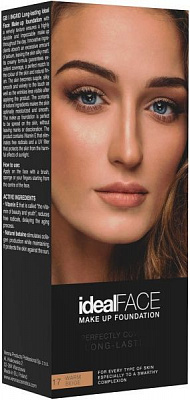 Тональный крем INGRID Ideal Face 17 Warm Beige 30 мл