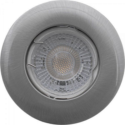 Светильник точечный Hopfen MR16 50 Вт GU5.3 сатиновый никель LS05 SN 