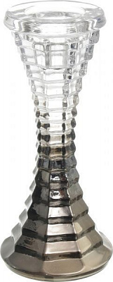 Свічник Розкіш скло 21,5х9 см