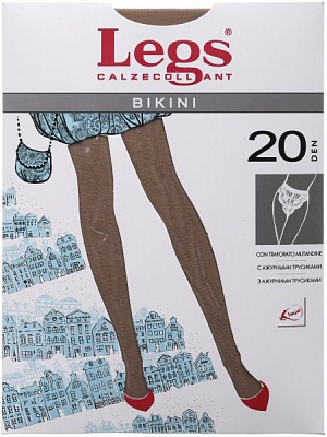 Колготки жіночі Legs 260 BIKINI 20 den naturale р. 4 тілесний