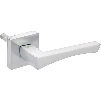 Ручка на розетці  MVM Z-1420 матовий хром