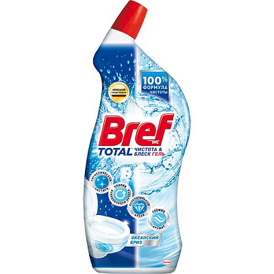 Средство для чистки унитаза Bref WC Total Океанский бриз 