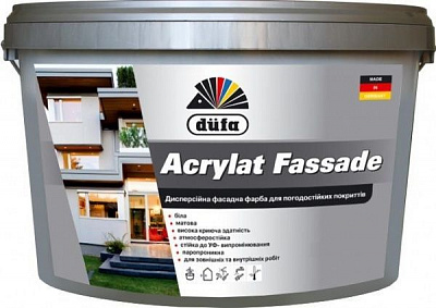 Dufa Acrylat Fassade белый 2,5 л