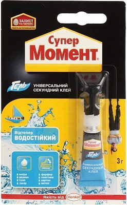 Клей Супер Момент Гель 3 г