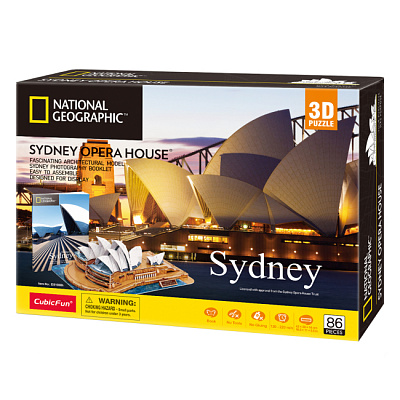 3D-пазл CubicFun National Geographic Сідней DS1088h