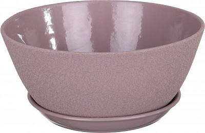 Горщик Оріана-Запоріжкераміка Бонсайниця Нова шовк круглий 5,5л аметист (016-1-051)
