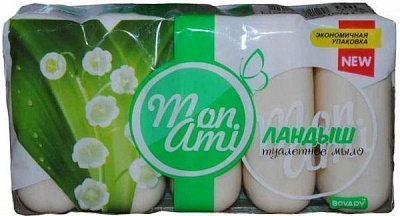 Мило Mon Ami Конвалія 60 г 5 шт./уп.