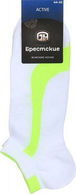 Носки мужские Conte Active 2323 119 р. 29 бело-салатовый 
