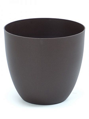 Горшок пластиковый Plastiken Cuenco TES 8438 круглый 30 л бронзовый 