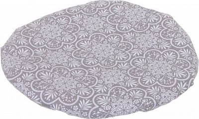 Чехол для стула Агата Кружево капучино на резинке 33х33 см La Nuit