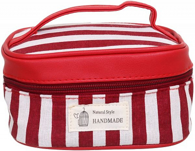 Косметичка Полоска красный 