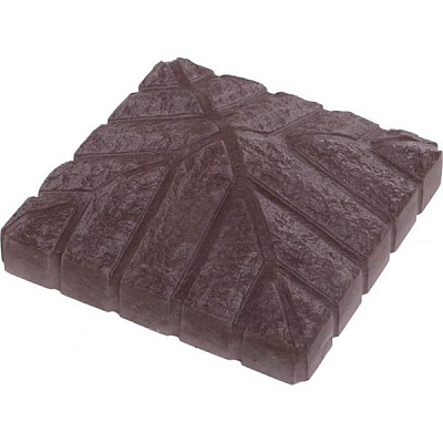 Кришка на стовп Скала Шоколад 410x410x150 мм коричневий МЕГАЛІТ