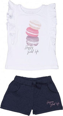 Комплект дитячого одягу Фламінго р.92 білий із синім 907-416