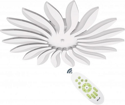 Люстра світлодіодна ALLA-lighting Sanflower з пультом ДК 72 Вт білий