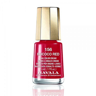 Лак для ногтей Mavala 156 Rococo Red 5 мл 