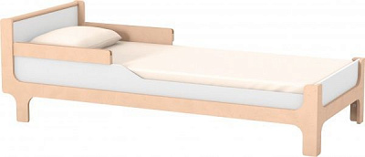 Кровать Veres подростковая Ницца 190х80 бело-буковый 27.1.1.36.15