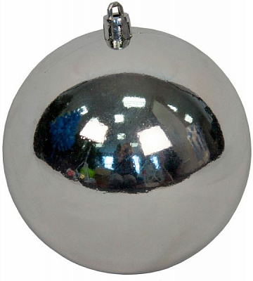 Куля пластикова Девілон 890254 d100 однотонна срібний