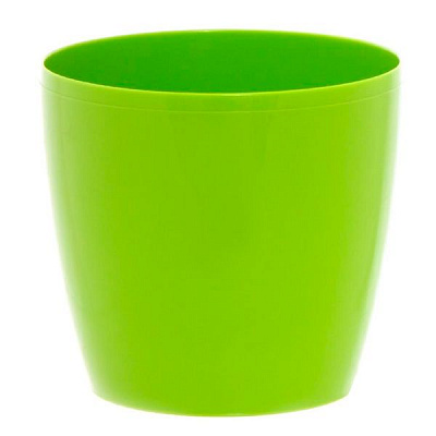 Горщик пластиковий Lamela Магнолія круглий 14,1л салатовий (205)