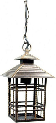 Светильник уличный подвесной Интеркласс Осака 4634 E27 60 Вт антик 